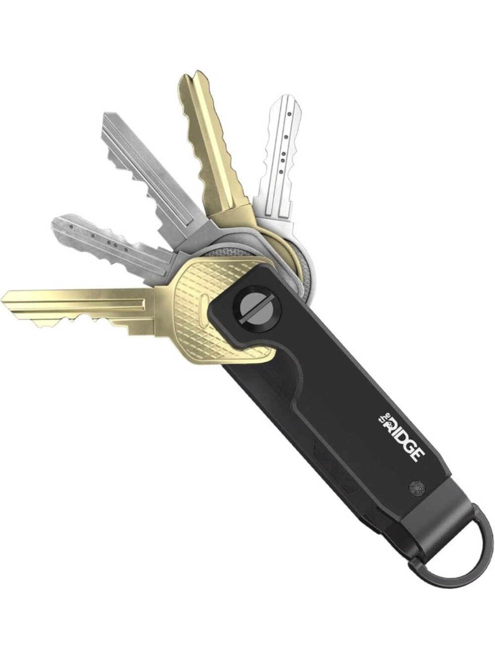 Compact Metallic Key Organizer | Minimalist Key Holder & Smart Keychain for 2-6